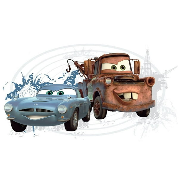 Disney Cars 2 Mater Finn McMissile SelfStick Wall Accent