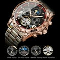 thumbnail image 5 of POEDAGAR Luxury Automatic Mechanical Watch For Men Hollow Tourbillon Waterproof Luminous Date Week Stainless Steel Men's Watches, 5 of 11