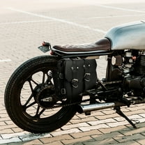 GOOHOCHY Motorcycle Gas Tank Bag Black 1Pc