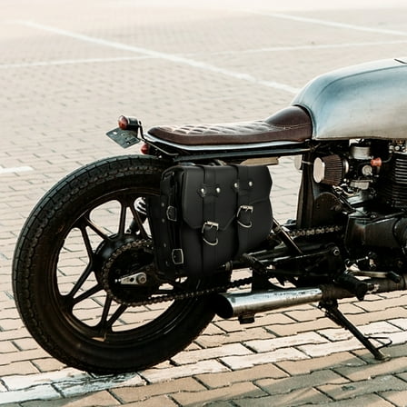 GOOHOCHY Motorcycle Gas Tank Bag Black 1Pc