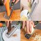 thumbnail image 3 of Rallador de Queso y Ralladura de Limón Juego de 3 Ralladores Hoja de Acero Inoxidable Mango Ergonómico de Goma Termoplástica Ralla o Ralla Verduras Fruta Naranja Nuez Moscada Cítricos Chocolate Nueces Jengibre Ajo esquí esquí Gafas de esquí, 3 of 5