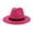 Hot Pink, variant on Fedora Hat, Felt Hats for Women, Wide Brim Hat, Western Hats for Women, Army Green One Size