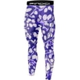 thumbnail image 3 of FINDCI Men Tight Sportswear Gym Workout Running Camo Exclusive Sports Suits Indoor Workout Pants Sets(Dot Purple,3X-Large), 3 of 5