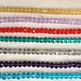 thumbnail image 6 of 500pcs Mixed Colors 6mm Crystal Glass Rondelle Faceted Loose Spacer Beads, 6 of 6