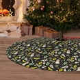 thumbnail image 6 of Yiaed cartoon Skull spider web Print Christmas Tree Skirt , Tree SkirtsTree Mat for Christmas Winter Holiday Indoor Decorations-30", 6 of 7