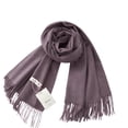 thumbnail image 4 of LEKODE Warm Scarf Knit Scarf Winter Scarves Woman Scarf Women Scarves Lady Scarf Winter Scarves for Women Purple One Size, 4 of 4