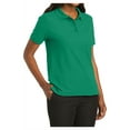 thumbnail image 4 of Mafoose Women's Comfortable Silk Touch Polo Golf Shirt Short Sleeve Kelly Green M, 4 of 7