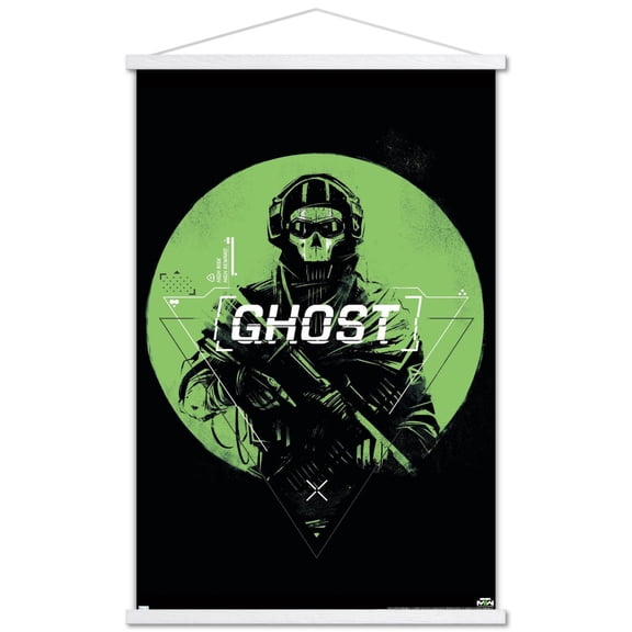 Call of Duty: Modern Warfare 2 - Ghost Emblem Wall Poster, 22.375" x 34"