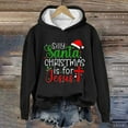thumbnail image 1 of Prix Réduit! Aqestyerly Hauts de Noël à Manches Longues pour Femmes Imprimé de Noël Col Rond Pull Ample, 1 of 3