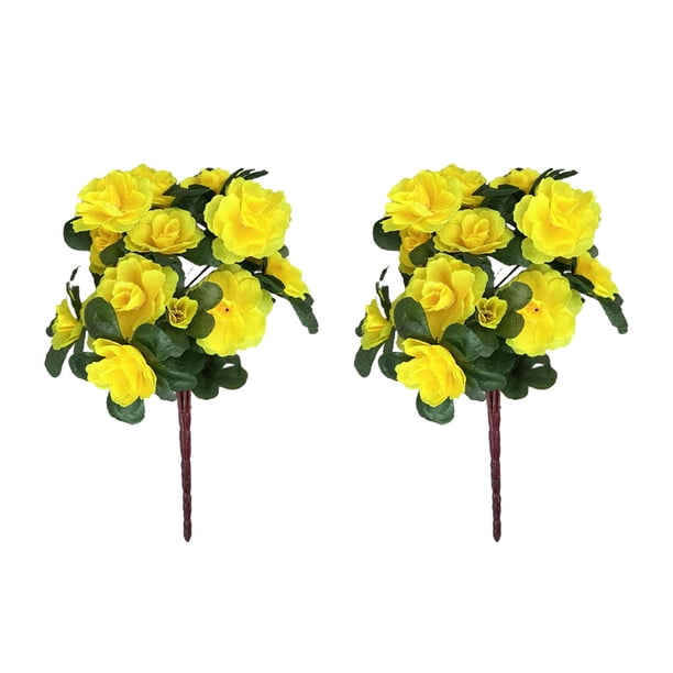 Plantas artificiales Billuyoard 2x de amplia aplicación Aspecto realista Flores artificiales de bajo mantenimiento