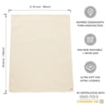 thumbnail image 7 of YIXPOH Baby Blanket 100% Organic Cotton Knit Swaddle Blanket Soft Warm Receiving Blanket for Newborns Off White, 7 of 7