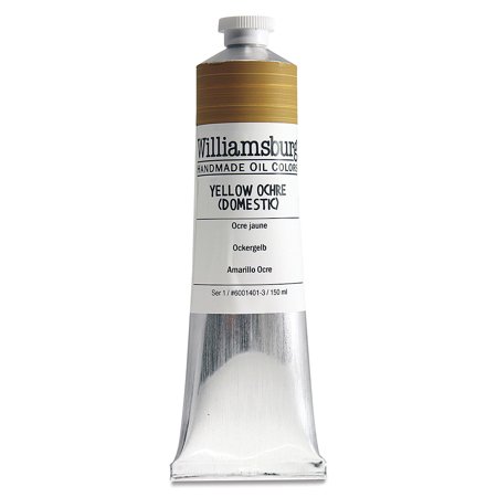 UPC: 0877463003257 | Williamsburg Handmade Oil Paint  150 ml  Yellow Ochre (Domestic)