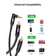 thumbnail image 4 of Cable EMK de 3,5 mm a 2 RCA de audio estéreo chapado en oro, 1 m, 4 of 7
