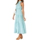 thumbnail image 2 of SAYOO Vestido de mujer, patrón de rayas, cuello halter, sin mangas, con lazo en la cintura, falda de una pieza para mujer SAYOO Casual, 2 of 9