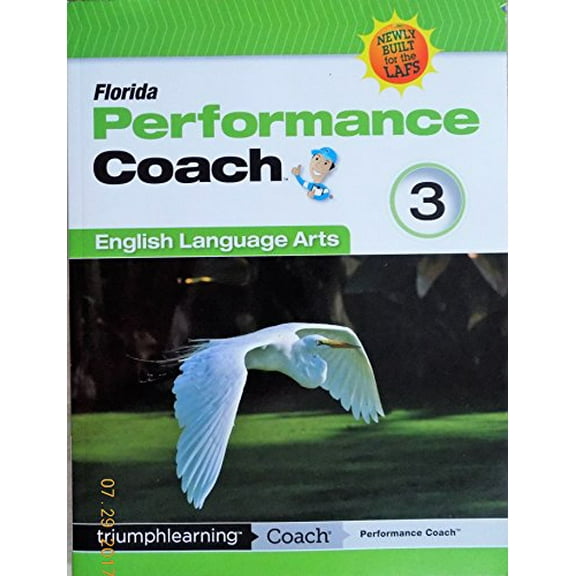 Pre-Owned Florida Performance Coach English Language Arts Grade 3 Paperback