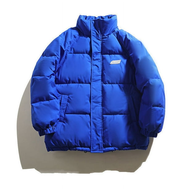 Chaqueta de invierno acolchada de algodón con cuello alto, chaqueta acolchada de algodón, ropa de pan, estudiantes de chaqueta gruesa acolchada de algodón