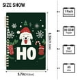 thumbnail image 2 of FORMRS 1-Subject Spiral Notebook 8" x 5" College Ruled 60 Refillable Sheet A5 Hard Cover, 2 Pack, Christmas Dog, 2 of 7