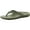 Khaki, variant on Vionic Mens 44 Wave Slip On Thong Flip-Flops