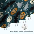 thumbnail image 6 of Halloween Spooky Icons Pattern Shower Curtain 36"x72" ,Bathroom Decorative Shower Curtains Set with 12 Hooks,Modern Waterproof Washable Shower Curtain, 6 of 6