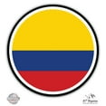 thumbnail image 1 of Colombia Flag - 5" Vinyl Sticker - For Car Laptop I-Pad - Waterproof Decal, 1 of 1