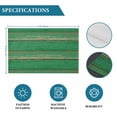 thumbnail image 6 of Green Wood Grain Placemats Set of 8, Farmhouse Texture Vintage Country Placemats for Dining Table, Place Mats for Kitchen Tabletop, Waterproof Wipeable Dining Table Mats Set, 6 of 9