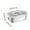 D, variant on YIKA Tupperware Container 304 Fresh-keeping Box Stainless Steel Sealed Jar Lunch Box Fruit And Vegetable Sealed Bento Lunch Box Kitchen Storage D