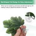 thumbnail image 4 of Uxcell 2-Pack Pad de Hoja de Pez Betta, Hoja de Planta Hammock, Cama de Descanso para Peces para Decoraciones de Tanque de Peces [Verde, Forma de Hojas de Uva], 4 of 7