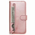thumbnail image 4 of Estuche de Cuero PU con Cierre para Samsung Galaxy S20 5G , Funda Protectora con Billetera y Correa, 4 of 5