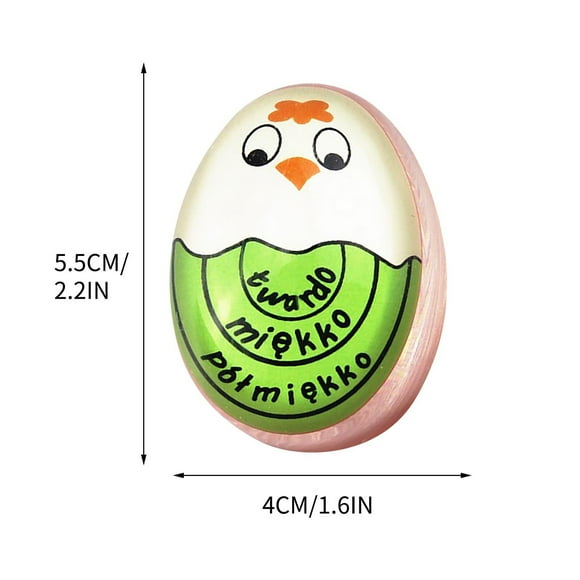 potrochi Egg Timer Sensitive Hard & Soft Boiled Color Changing Indicator, Egg Timer for Boiling Eggs Soft Hard Boiled Egg Timer That Changes Color When Done