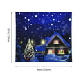 thumbnail image 3 of Sikiie Christmas Night tapestry wall hanging home decor for bedrooms, living rooms, dorms 60x51in, 3 of 6