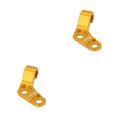 thumbnail image 1 of Baohd Easy To Install Motorcycle Fixed Rack For Clutches Durable And Gorgeous Gorgeous And Cool Colors Alloy Clutches Cable Gold 2Set, 1 of 6