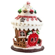 Kurt Adler Battery-Operated Round LED Gingerbread House