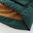 thumbnail image 5 of GYRATEDREAM Baby Girls Boys' Winter Snowsuit Fleece Jackets With Hooded Toddler Cotton Dress Warm Lined Coat Outer Clothing for 3-4Y Green, 5 of 9