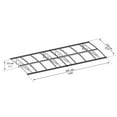 thumbnail image 7 of Palram - Canopia Bordeaux 4460 15' x 4' Polycarbonate/Galvanized Steel Awning - White/Clear, 7 of 7