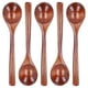 thumbnail image 4 of Cuchara de arroz, 5 piezas Cuchara de sopa de madera Cuchara de madera Vajilla para el hogar Tecnología innovadora, 4 of 8