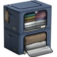 thumbnail image 1 of Sorbus Boîte de Rangement Pliable - Bleu Grand, 1 of 6