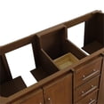 thumbnail image 6 of MCM 48" Double Sink Solid Wood Vanity in Walnut (Cabinet Only), 6 of 9