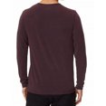 thumbnail image 2 of 32 Degrees Mens Heat Plus Henley Shirt, Red, Large, 2 of 2