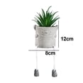 thumbnail image 2 of Decoración del hogar del escritorio de entrada, marco de pared artificial de plantas artificiales en maceta de expresión, 2 of 6