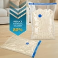 thumbnail image 5 of 15 Pack Vacuum Storage Bags with Electric Pump, Space Saver Vacuum Seal Bags for Clothes, Comforters, Blankets, Bedding (3XL/3L/4M/5S), 5 of 8