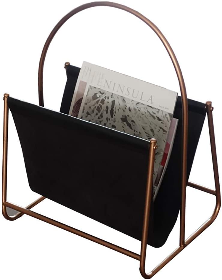 Magazine Holders Magazine Rack,Floor Rack Leather Desktop Magazine Rack