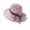 Light Pink, variant on LRen Women Tea Party Hats Elegant Women's Wide Brim Sun Hat for Summer Wedding Bridal and Garden Tea Party Occasions Light Pink