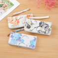 thumbnail image 2 of Cartera larga con diseño floral a la moda para mujer, tarjetero de gran capacidad con cremallera, monedero, organizador de múltiples tarjetas, bolso de mano para teléfono móvil, 2 of 4