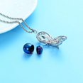 thumbnail image 5 of Angel Wings Cremation Urn Necklace Urn Jewelry For Ashes With Mini Ball Cremation Locket Urn Keepsake Pendant, 5 of 7