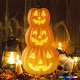 thumbnail image 5 of Halloween Indoor Outdoor Pumpkin Light, Halloween Jack O Lantern Pumpkin Decoration with Glowing Design, LED Pumpkin Ornament for Party Home Holiday Decor, 5 of 5