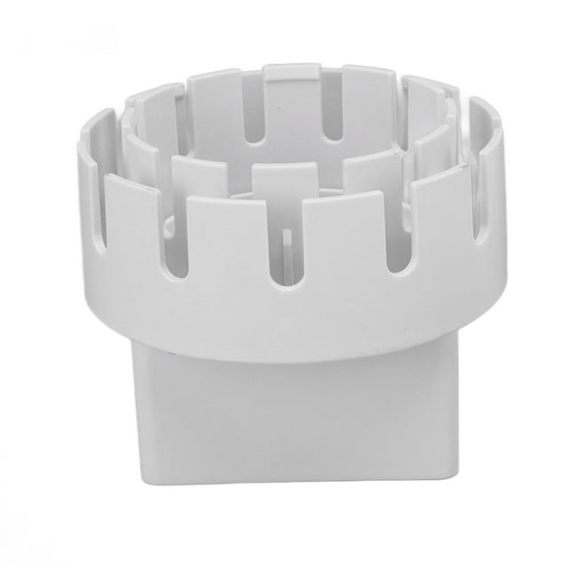 Downspout Adapter Down Tubing Adapter PE ABS Plastic Drain Adapter Replacement Downpipe Converter Connector With Screws
