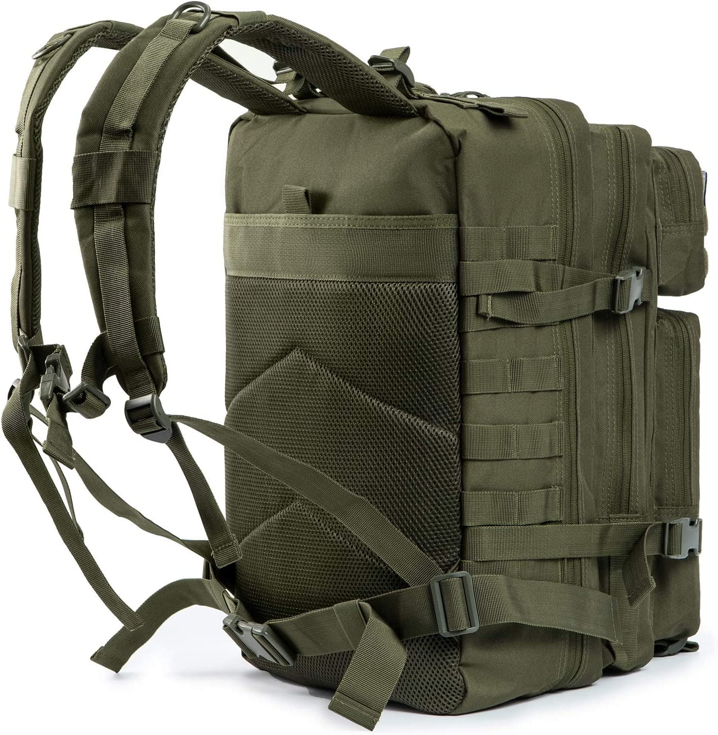 RIBONGZ 50L Camping Backpack Large Multifunction Outdoor Sport Rucksack Molle Bag Backpacks