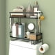 thumbnail image 1 of Estante Stora para baño sobre el inodoro, estante Saver Izer de 2 niveles, estante inclinable con soporte, 1 of 5