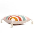 thumbnail image 4 of STITCHNEST Rainbow Housse de Coussin Capitonnée avec Pompons 16 x 16 Pouces (Lot de 1), 4 of 5
