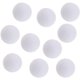 thumbnail image 2 of Pelotas de tenis de mesa lavables blancas para niños, mujeres, hombres, juegos al aire libre, escuela, gimnasio, paquete de 10, 2 of 6